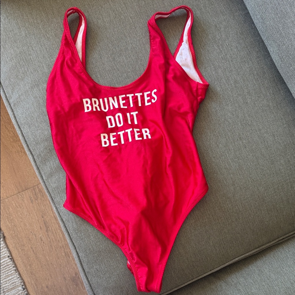 New Brunettes Do It Better One Piece Swimsuit